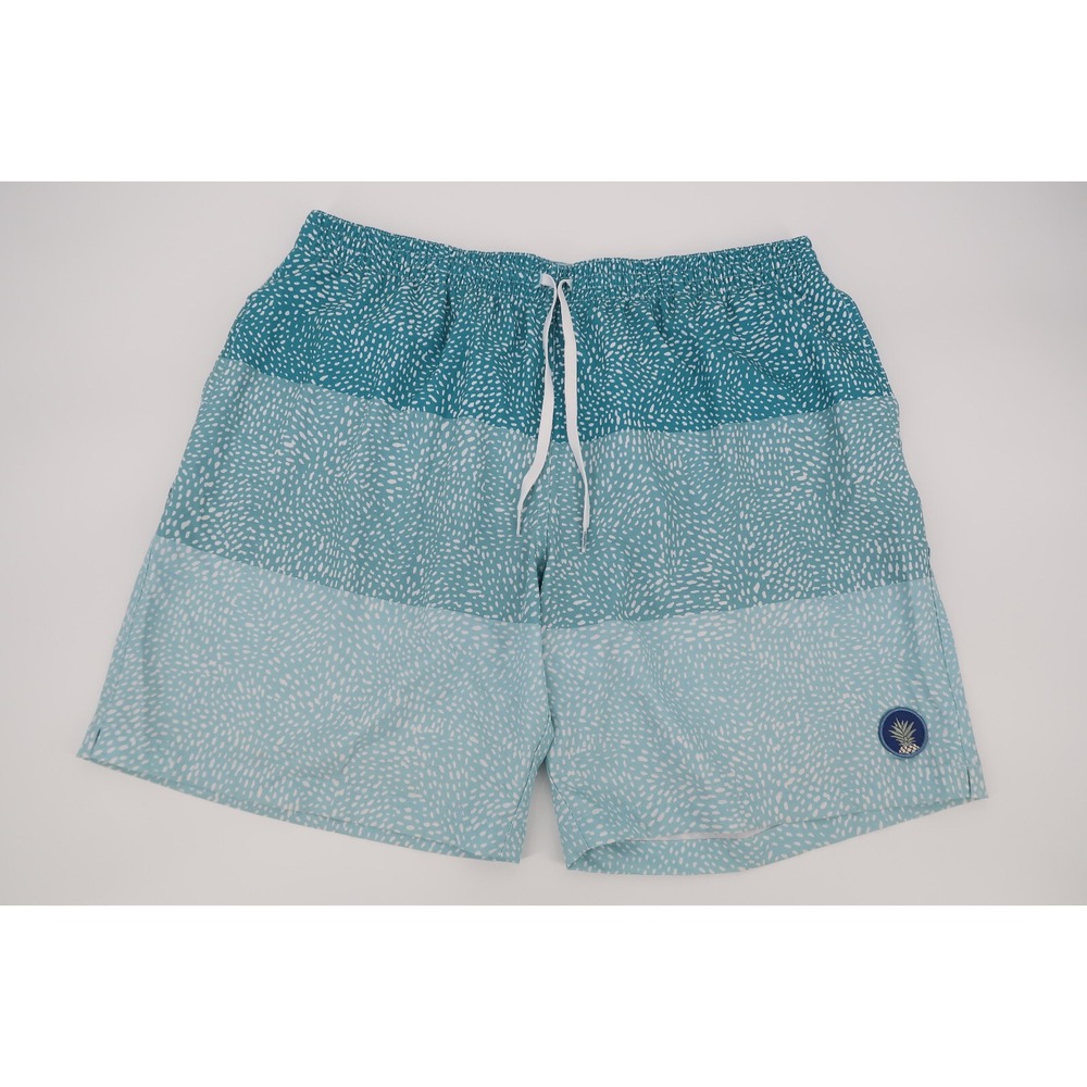 Chubbies Men's XXL The Whale Sharks 7" Swim Trunks w/ Liner Shorts Size 2XL